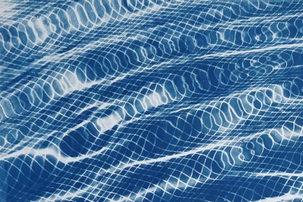 Miami Art Deco Pool, 2022, Cyanotype-RWC-1320578