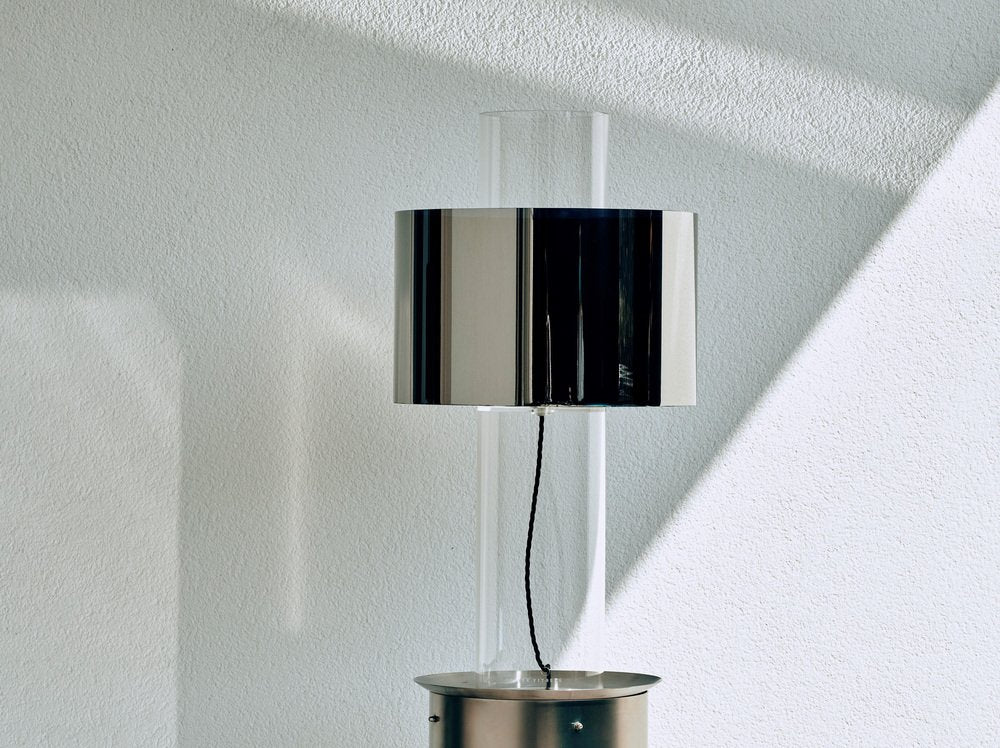 Miami Floating Silver Table Lamp by Brajak Vitberg