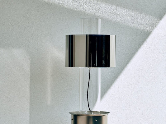 Miami Floating Silver Table Lamp by Brajak Vitberg