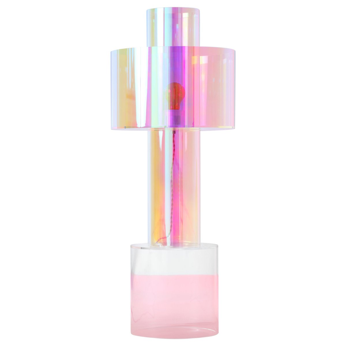 Miami Pink Floating Table Lamp by Brajak Vitberg