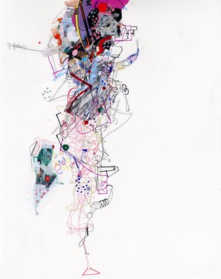 Michael Alan, Cracked Porcelain, 2013, Mixed Media on Paper-CHG-2025687