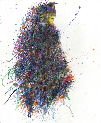 Michael Alan, Enigma, 2023, Mixed Media on Paper-CHG-2031295