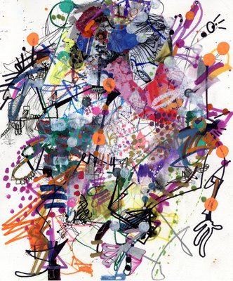 Michael Alan, Intimate Explosion, 2013, Mixed Media on Paper-CHG-2025684