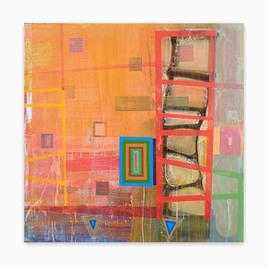 Michael Barringer, Bloomstone (Banded Ziggurat), Mixed Media on Canvas, 2016-RMD-1443750