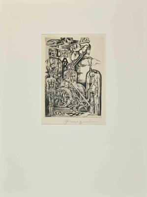 Michel Fingesten, Ex Libris, Etching, 1937-ZCI-2030027