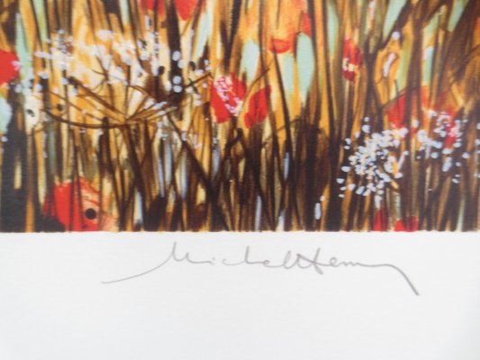 Michel Henry, Riders with Poppies, Lithograph-KHH-1202682