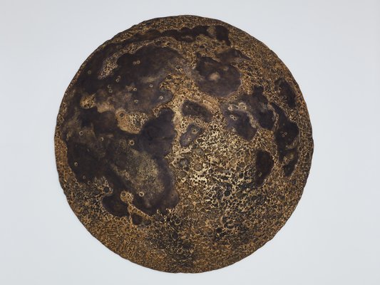 Michel Pichard, Full Moon Wall Mounted Sculpture, 2017, Bronze & Resin-YJA-1813835