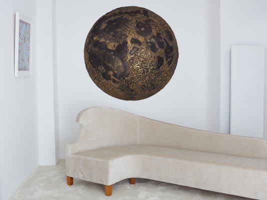 Michel Pichard, Full Moon Wall Mounted Sculpture, 2017, Bronze & Resin-YJA-1813835