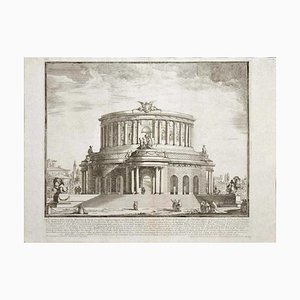 Michelangelo Specchi, Roman Theater, Etching, Mid-18th Century-ZCI-903979