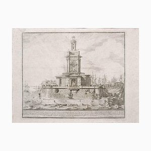 Michelangelo Specchi, The Port of Naples, Etching, Mid-18th Century-ZCI-903982