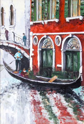 Michèle Kaus, Gondola, 2020, Acrylic on Canvas-QNR-1770375