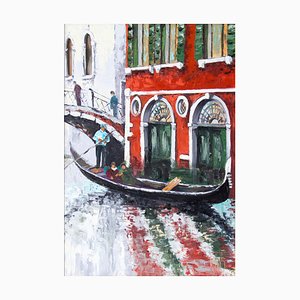 Michèle Kaus, Gondola, 2020, Acrylic on Canvas-QNR-1770375