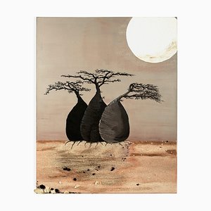 Michèle Magnien (Mileg), Baobabs - Trois amis, 2011-QNR-921176