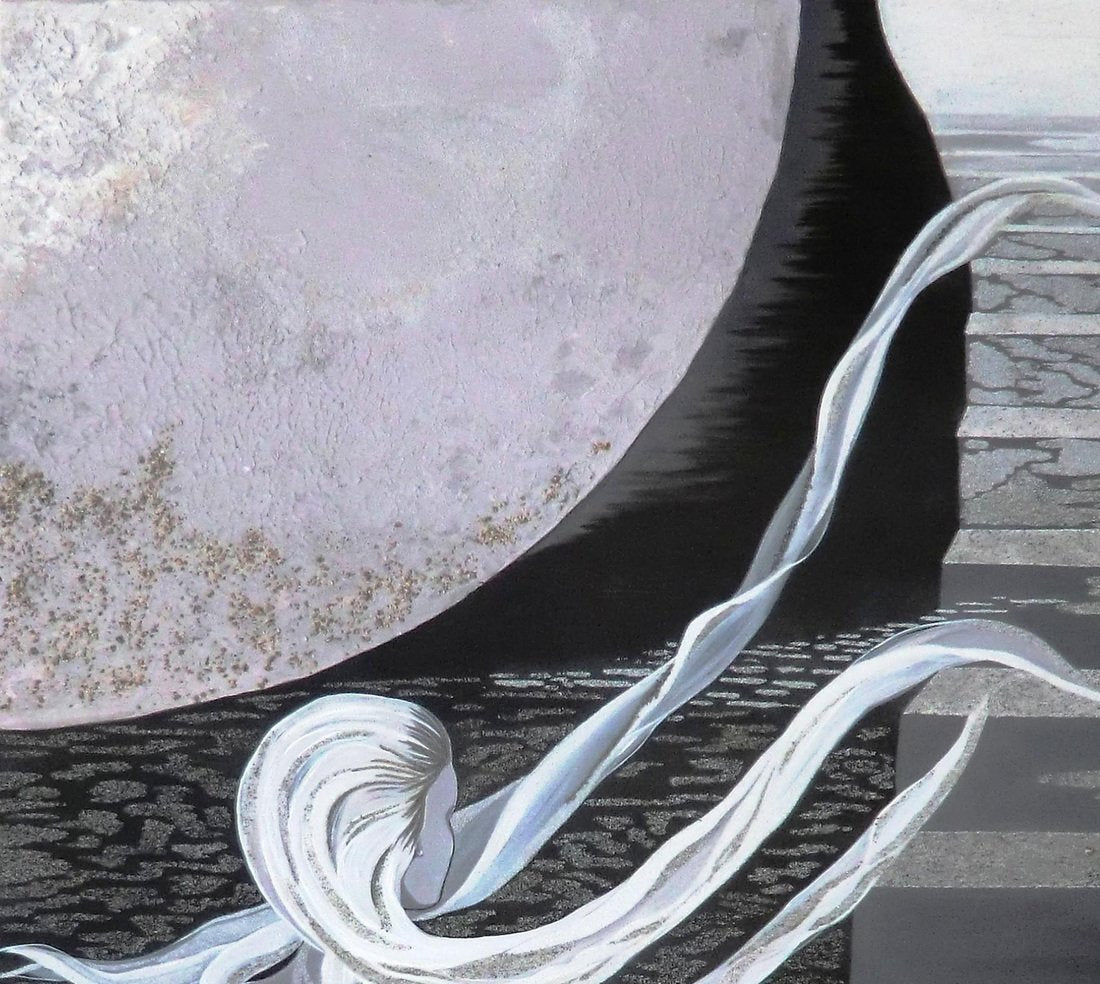 Michèle Magnien (Mileg), Pathways Lunar, 2018