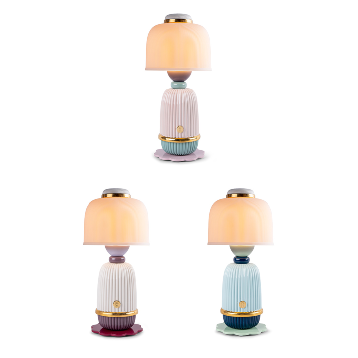 Kokeshi Lamp Set by Lladró