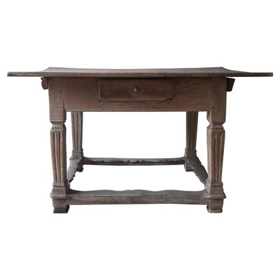 Mid-17th Century Dutch Oak Pay Table-TDA-1376460