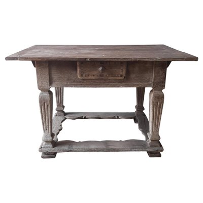 Mid-17th Century Dutch Oak Pay Table-TDA-1376462