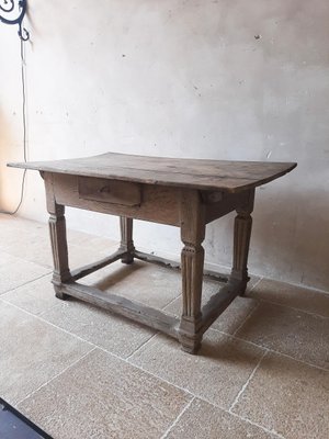 Mid-17th Century Dutch Oak Pay Table-TDA-1376460