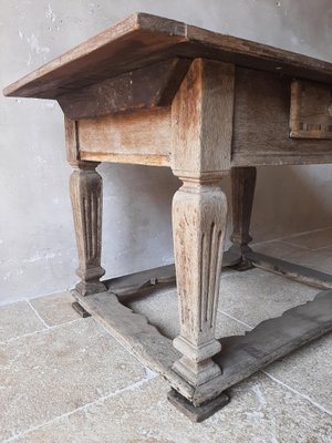 Mid-17th Century Dutch Oak Pay Table-TDA-1376462