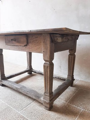 Mid-17th Century Dutch Oak Pay Table-TDA-1376460