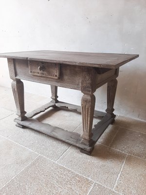 Mid-17th Century Dutch Oak Pay Table-TDA-1376462