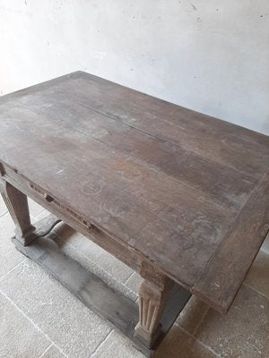 Mid-17th Century Dutch Oak Pay Table-TDA-1376462