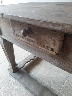 Mid-17th Century Dutch Oak Pay Table-TDA-1376462