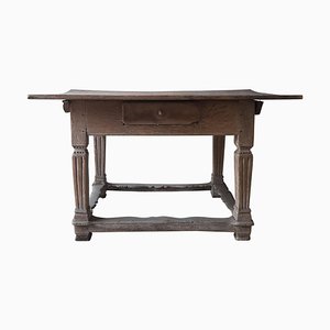 Mid-17th Century Dutch Oak Pay Table-TDA-1376460