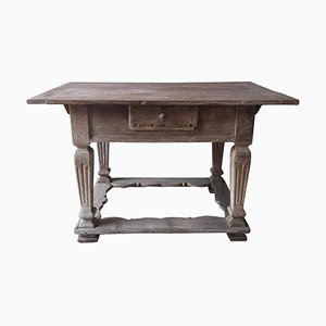 Mid-17th Century Dutch Oak Pay Table-TDA-1376462