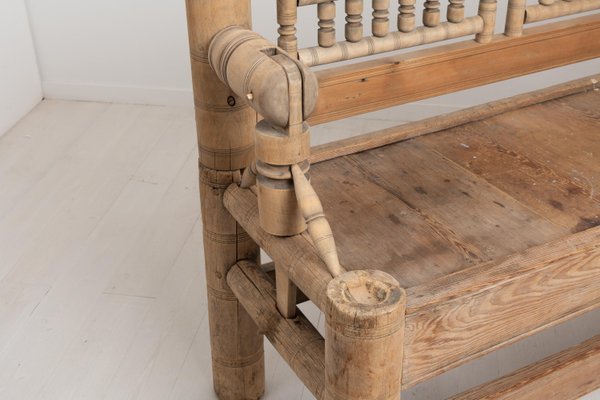 Mid 18th Century Swedish Pine Bench-MJF-953190