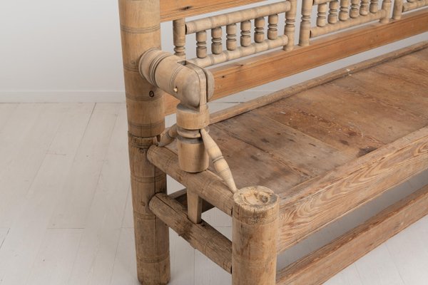 Mid 18th Century Swedish Pine Bench-MJF-953190