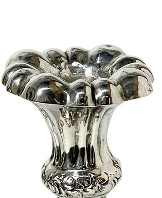 Mid-19th Century Austrian Silver Candlesticks, Set of 2-UCH-1224532