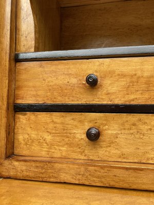 Mid-19th Century French Louis Philippe Carved Walnut Secretary Cabinet, 1890s-NOU-1438740