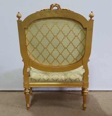 Mid 19th Century Louis XVI Queen Armchairs, Set of 2-RVK-1112624