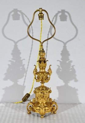 Mid-19th Century Napoleon III Gilt Bronze Lamp-RVK-1800420