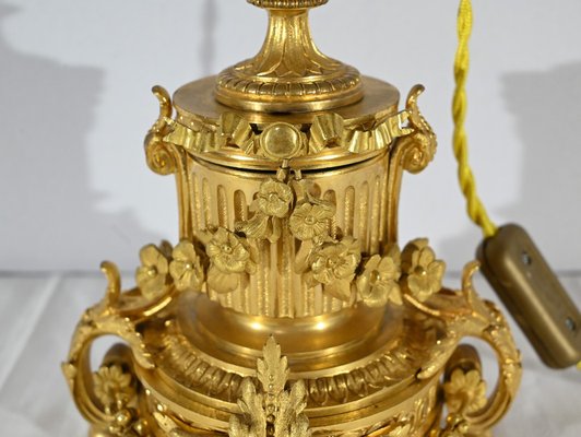 Mid-19th Century Napoleon III Gilt Bronze Lamp-RVK-1800420