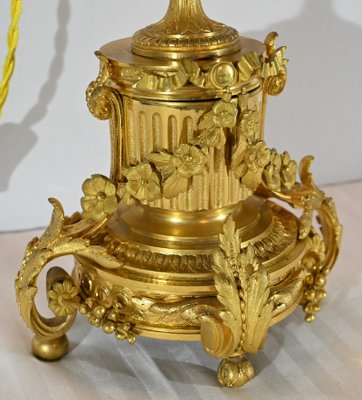 Mid-19th Century Napoleon III Gilt Bronze Lamp-RVK-1800420