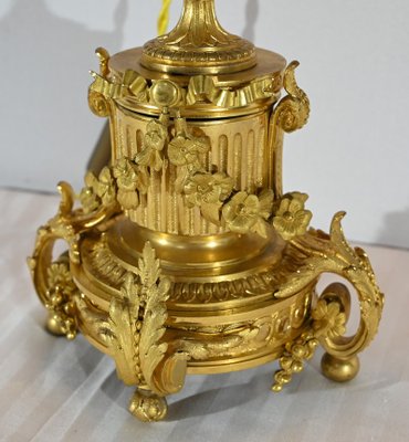 Mid-19th Century Napoleon III Gilt Bronze Lamp-RVK-1800420