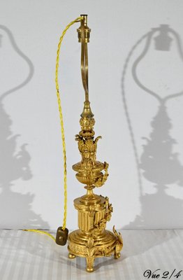 Mid-19th Century Napoleon III Gilt Bronze Lamp-RVK-1800420