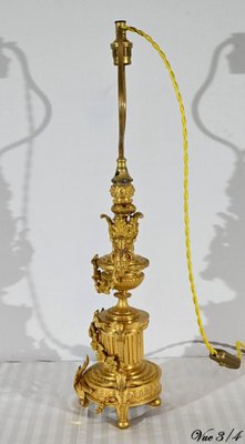 Mid-19th Century Napoleon III Gilt Bronze Lamp-RVK-1800420