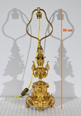 Mid-19th Century Napoleon III Gilt Bronze Lamp-RVK-1800420