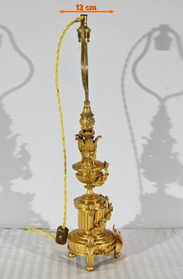 Mid-19th Century Napoleon III Gilt Bronze Lamp-RVK-1800420