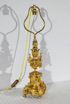 Mid-19th Century Napoleon III Gilt Bronze Lamp-RVK-1800420