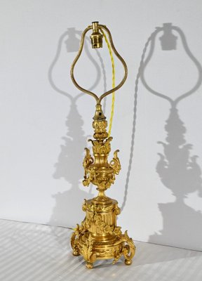 Mid-19th Century Napoleon III Gilt Bronze Lamp-RVK-1800420