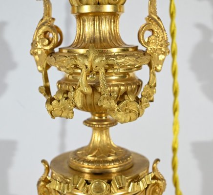 Mid-19th Century Napoleon III Gilt Bronze Lamp-RVK-1800420