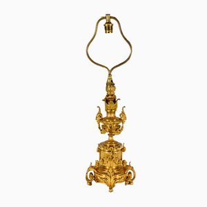 Mid-19th Century Napoleon III Gilt Bronze Lamp-RVK-1800420