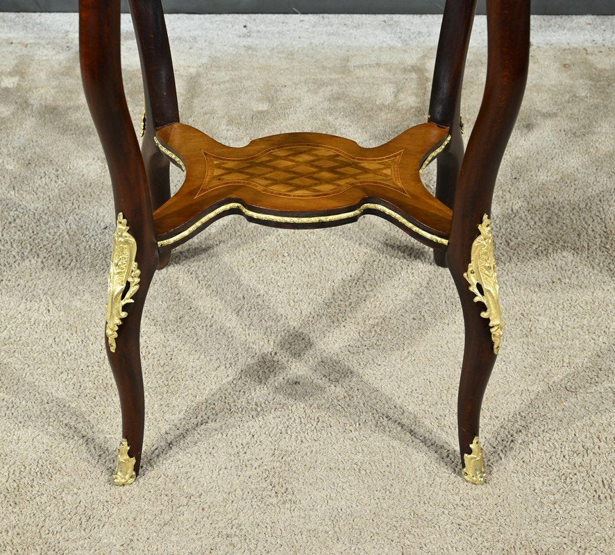 Mid-19th Century Napoleon III Planter in Precious Wood Marquetry