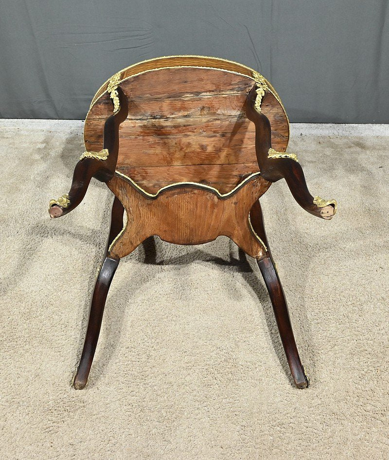 Mid-19th Century Napoleon III Planter in Precious Wood Marquetry