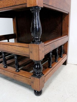 Mid-19th Century Pantry Drainage Rack in Solid Chestnut-RVK-750807