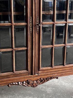 Mid-19th Century Renaissance Revival Oak Cabinet-PDG-1999476